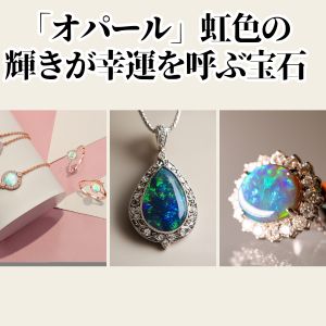 10月の誕生石「オパール」｜虹色の輝きが幸運を呼ぶ